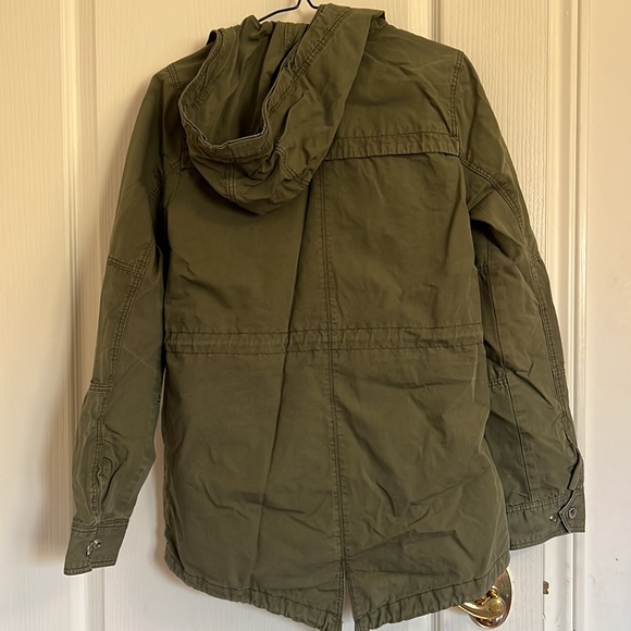 H&M Cargo Coat in Olive - Picture 2 of 3